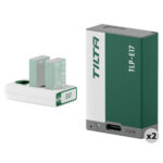 Tilta LP-E17 Kit with 2 Batteries and 2-Bay USB Charger (Forest Green) TBC-E17-A-FG