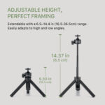 Tilta Quick Release Selfie Stick Tripod (Black) TT-SS-BH-B - Image 8