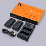 K&F Canon LP-E6NH Battery Kit – 2 Batteries and Dual Charger (KF28.0021) - Image 3