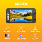 OSEE T5+ 5.5" High-Bright UHD 4K HDMI On-Camera Monitor Kit - Image 5