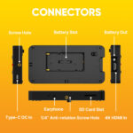 OSEE T5+ 5.5" High-Bright UHD 4K HDMI On-Camera Monitor Kit - Image 4