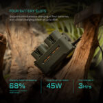 Tilta Portable Charging Station for LP-E6 Batteries (Green) TBC-E6-GN - Image 4