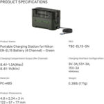 Tilta Portable Charging Station for EN-EL15C Batteries TBC-EL15-GN - Image 2