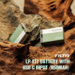 Tilta LP-E17 USB-C Battery (950mAh, Ash Green) TLP-E17-AG - Image 10