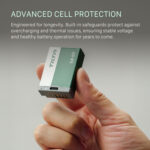 Tilta LP-E17 USB-C Battery (950mAh, Ash Green) TLP-E17-AG - Image 6
