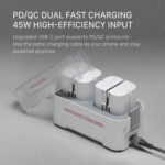 Tilta Portable Charging Station for NP-FZ100 Batteries (Off-White) TBC-FZ100-OW - Image 3