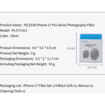 TELESIN 1/4 Black Pro-Mist Filter for iPhone 17 Pro/Pro Max Master Grip P5-FLT-012 - Image 6