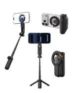 Telesin 4-in-1 Magnetic Selfie Stick with Carabiner ( P1-CSS-03WH) - Image 3