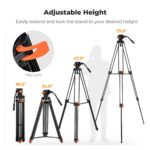 K&F Concept VA3+BV70 Entry-Level Tripod (KF09.167) - Image 2