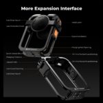 K&F Concept Aluminum Alloy Camera Cage for DJI Osmo 360 (KF12.0005V1) - Image 2