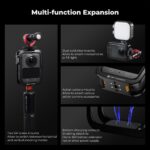 K&F Concept Aluminum Alloy Camera Cage for DJI Osmo 360 (KF12.0005V1) - Image 3
