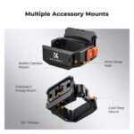 K&F Concept Expansion Cage for DJI Osmo Pocket 3/4, 1/4" & Cold Shoe Mounts (KF20.0023) - Image 2