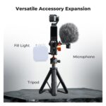 K&F Concept Expansion Cage for DJI Osmo Pocket 3/4, 1/4" & Cold Shoe Mounts (KF20.0023) - Image 3