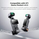 K&F Concept Expansion Cage for DJI Osmo Pocket 3/4, 1/4" & Cold Shoe Mounts (KF20.0023) - Image 5