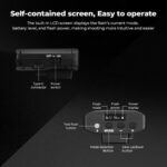 K&F Concept KF-M01 Mini Camera Flash Speedlite GN12 (KF22.016) - Image 5