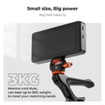 K&F Concept Field Monitor Mount, Swivel & Tilt, Cold Shoe (KF31.133) - Image 3