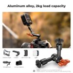 K&F Concept 6" Magic Arm Kit with 1/4" Screw 360°Ballhead (KF31.198) - Image 4