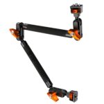 K&F Concept 22" Super Clamp Magic Arm, 1kg Load, Dual ARRI Pins (KF31.201S1)