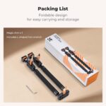 K&F Concept 22" Super Clamp Magic Arm, 1kg Load, Dual ARRI Pins (KF31.201S1) - Image 7