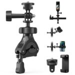 K&F Concept Motorcycle Handlebar Camera Mount, 360° Ball Head, 1/4" Screw (KF31.205)