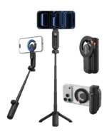 Telesin 4-in-1 Magnetic Selfie Stick with Carabiner ( P1-CSS-03WH) - Image 2