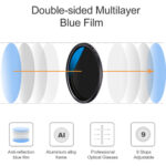 K&F Concept Variable ND2–ND400 62mm 1–9 Stop Multi-Coated Filter (KF01.1402) - Image 2