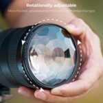 K&F Concept 67mm Kaleidoscope Effect Filter with Three Vacuum Cleaning Cloths (KF01.2487) - Image 2