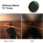 K&F Concept Nano-X Series 2-in-1 Variable ND & CPL Filter 72mm, 2 to 6-Stop (KF01.1916) - Image 5