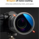 K&F Concept 82mm 2-in-1 CPL + Variable ND2-ND32 Filter 18-Layer Blue Coating (KF01.2603) - Image 2