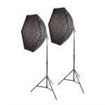 Generic Kit2pc With Octa Box Led 2x150w with Grid