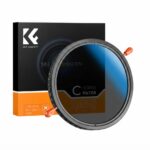 K&F Concept 82mm 2-in-1 CPL + Variable ND2-ND32 Filter 18-Layer Blue Coating (KF01.2603)