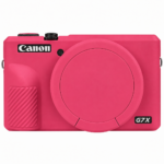 Generic Silicone Protection Case for Canon PowerShot G7 X Mark III (Rose)