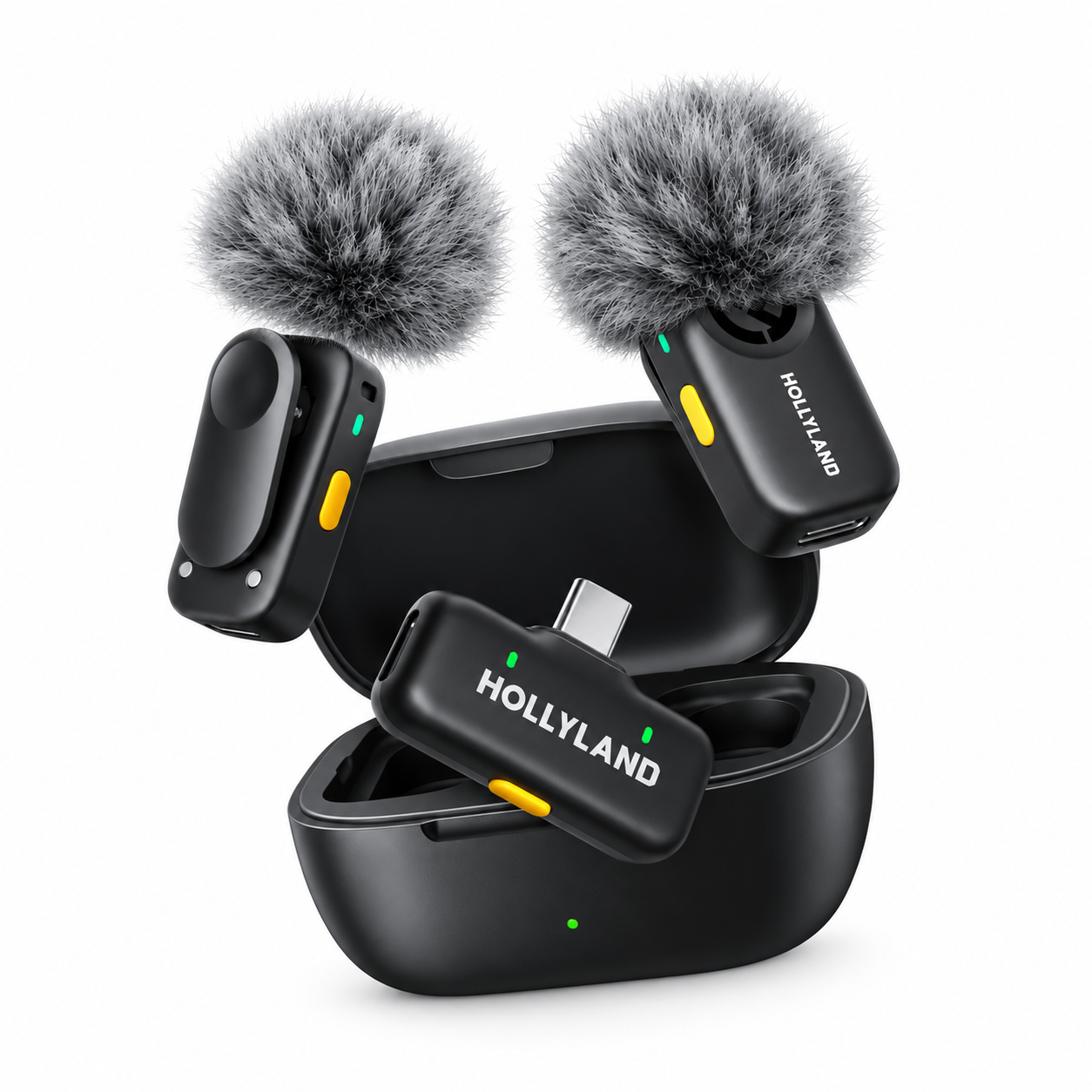 Hollyland LARK A2 Wireless Microphone System (Duo Version) Hollyland LARK A2 Wireless Microphone System (Duo Version - Space Gray) - Image 1