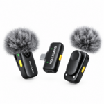 Hollyland LARK A2 Wireless Microphone System (Mini Duo Version - Space Gray)