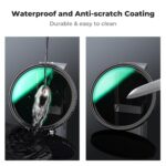 K&F Concept 82mm Variable ND8-ND128 Filter, 28-Layer Green Coating (KF01.1080) - Image 2