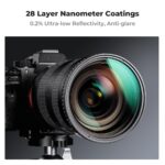 K&F Concept 82mm Variable ND8-ND128 Filter, 28-Layer Green Coating (KF01.1080) - Image 3