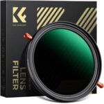 K&F Concept 82mm 2-in-1 CPL + Variable ND2-ND32 Filter 28-Layer Green Coating (KF01.1088V2)