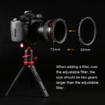 K&F Concept 82mm 2-in-1 CPL + Variable ND2-ND32 Filter 28-Layer Green Coating (KF01.1088V2) - Image 4
