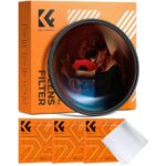 K&F Concept 72mm Spiral Halo Effect Filter with Three Vacuum Cleaning Cloths - Nano-B Series (KF01.2712)