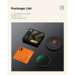 K&F Concept 58mm Gold Diffusion Filter 1/4 Nano-X Series (KF01.3218V2) - Image 5