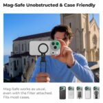 K&F Concept CPL Filter for iPhone 17 Pro/Pro Max, 28-Layer Green Coating - Silver (KF15.0053) - Image 3