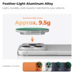 K&F Concept CPL Filter for iPhone 17 Pro/Pro Max, 28-Layer Green Coating - Silver (KF15.0053) - Image 5