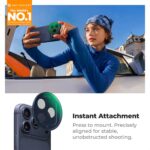 K&F Concept CPL Filter for iPhone 17 Pro/Pro Max, 28-Layer Green Coating - Dark Blue (KF15.0055) - Image 3