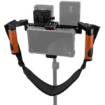 CAMVATE Director's Monitor Cage Kit with Dual Handgrips & Neck Strap - Image 4