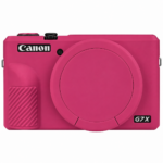 Generic Silicone Protection Case for Canon PowerShot G7 X Mark III (Pink)