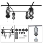 WEISHENG 4 x Pantographs Ceiling Rail System 3x3m