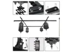 WEISHENG 4 x Pantographs Ceiling Rail System 3x3m - Image 5